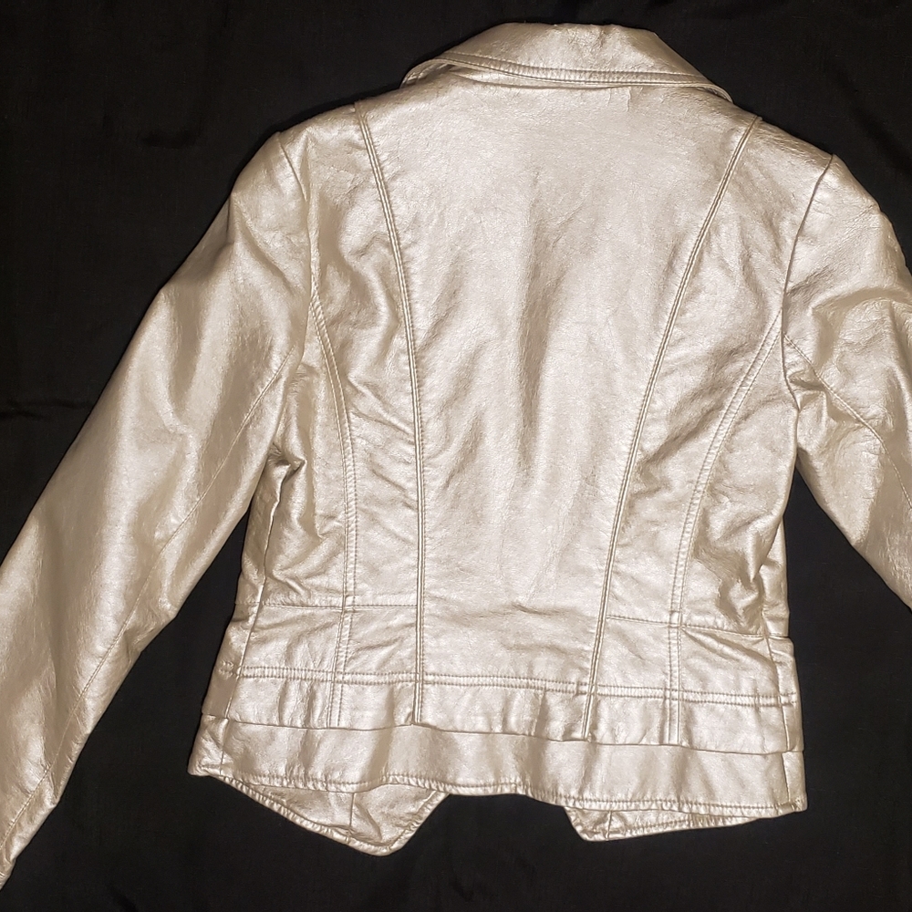 Metalic silver jacket
